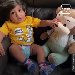 Actress Meghana Raj Shared Royan Raj's Cute Video