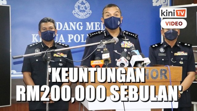 Polis Johor tumpas sindiket ketum kaut RM200,00 sebulan