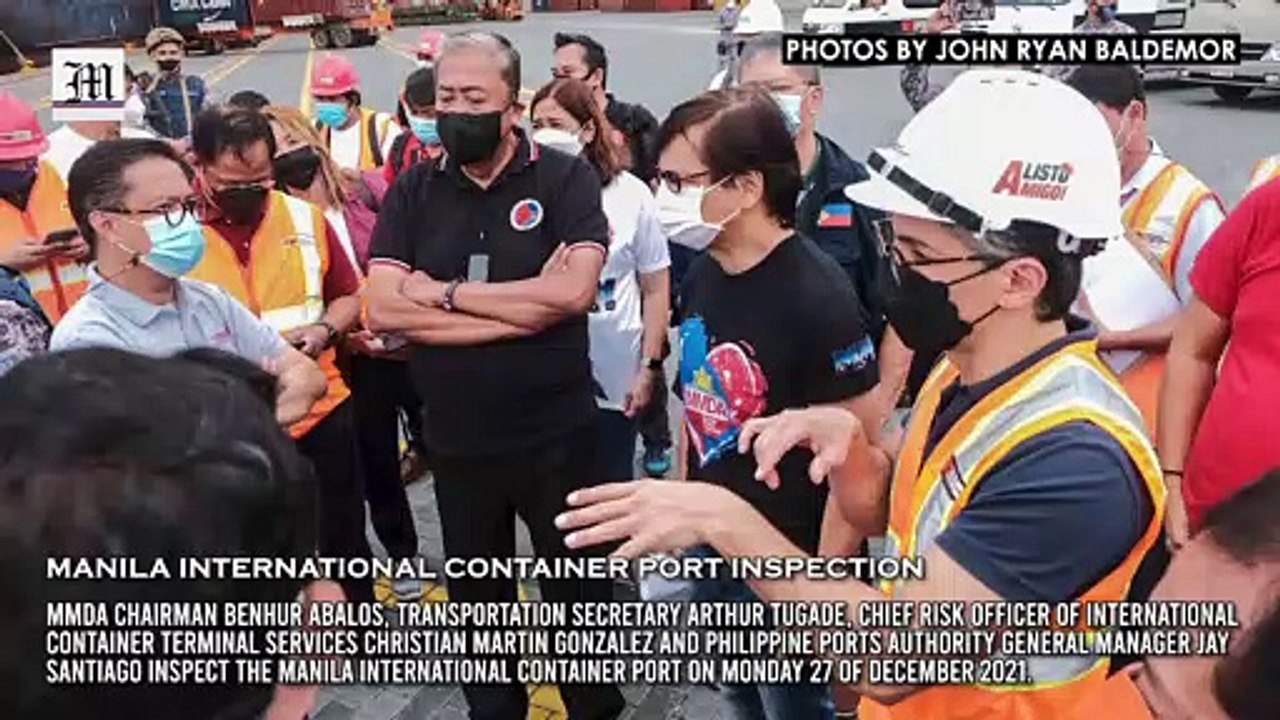Manila International Container Port inspection