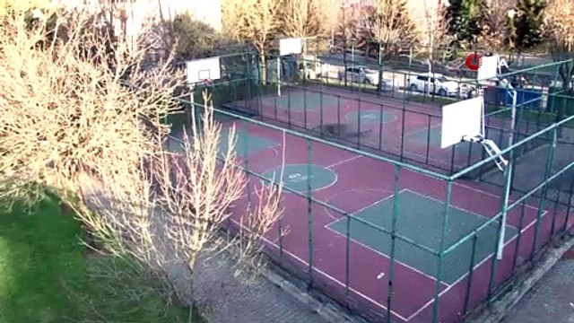 Basketbol oynayan iki çocuğa pitbull cinsi köpek saldırdı