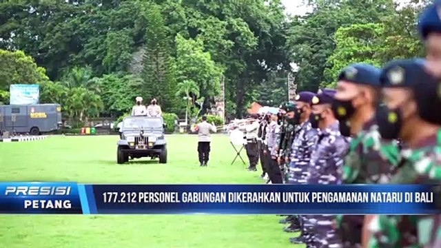 Kapolda Bali Pimpin Apel Gelar Pasukan Kesiapan Operasi Lilin Agung-2021 Dalam Rangka Pengamanan Perayaan Nataru