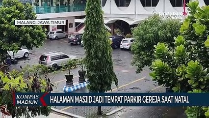 Halaman Masjid Jadi Tempat Parkir Gereja Saat Natal