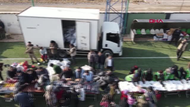 SURİYE'DE 1200 YETİM ÇOCUĞA KIŞLIK GİYSİ YARDIMI