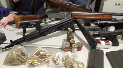 Fondi (LT) -  75 chili di droga ed un arsenale: 7 arresti (27.12.21)