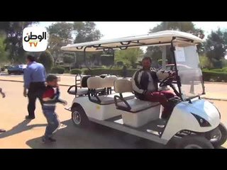 وليد حلاق مستشفى العباسية يوصل الأطفال بالطفطف مجانا
