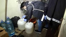 Diyarbakır'da sahte içki imalathanesine baskın, 5 gözaltı