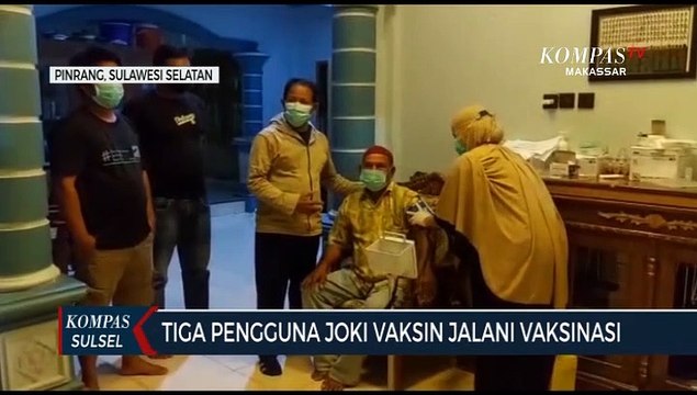 Tiga Pengguna Joki Vaksin Jalani Vaksinasi