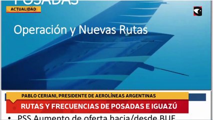 Rutas y frecuencias de Posadas e Iguazú