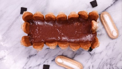 CUISINE ACTUELLE - Terrine au chocolat façon charlotte