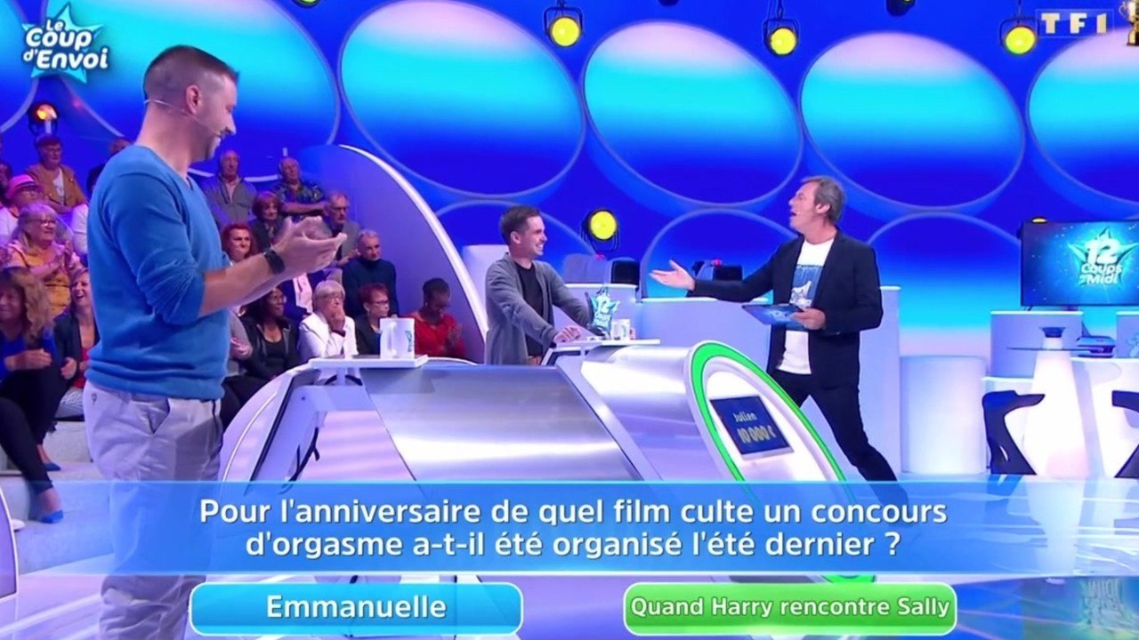 FEMME ACTUELLE - "Les 12 coups de midi" : Jean-Luc Reichmann, coquin, organise un concours d'orgasmes en pleine émission