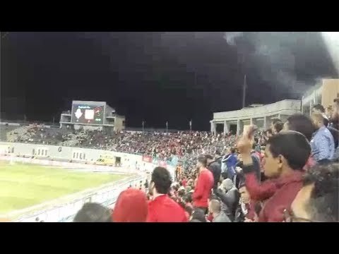 سباب جمهور الأهلي للاعبي بيراميدز بعد اشتباك أحمد الشناوي ومروان محسن