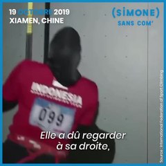 SIMONE : Aries Susanti Rahayu bat le record féminin d'escalade de vitesse