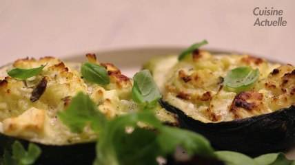 Gratin de courgettes farcies