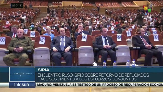 Autoridades de Siria y Rusia analizan esfuerzos conjuntos para retorno de refugiados
