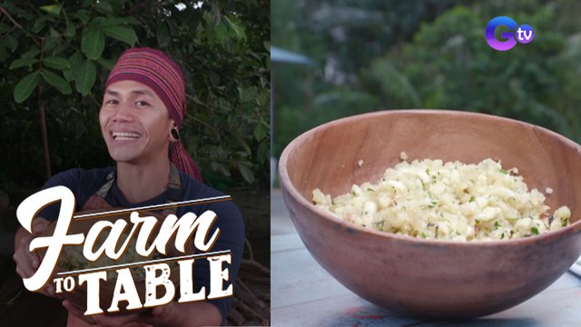 Farm To Table: Charcoal Grilled Cassava Mash ala Chef JR Royol