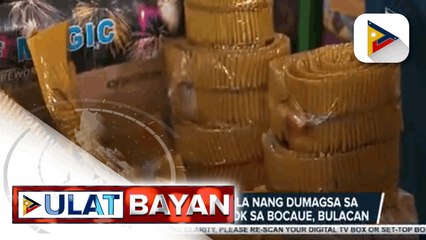 Descargar video: Mga mamimili, nagsimula nang dumagsa sa mga tindahan ng paputok sa Bocaue, Bulacan; Bulacan LGU, nag-inspeksyon sa mga tindahan ng paputok