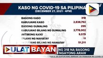 DOH: Kaso ng Omicron variant sa Pilipinas, apat na; OCTA: Holiday season, posibleng dahilan sa bahagyang pagtaas ng kaso ng COVID-19