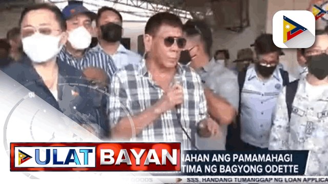PNP, handang pangunahan ang pamamahagi ng cash aid sa mga biktima ng bagyong Odette; PNP, nakamonitor para maiwasan ang kaguluhan sa pamamahagi ng relief goods