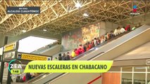 El Metro de la CDMX estrena escaleras eléctricas en cuatro estaciones