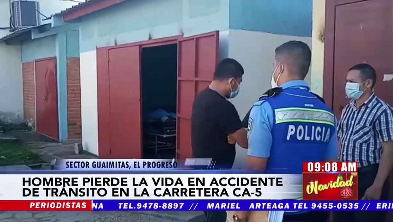Motociclista perece tras impactar con rastra en la CA-5, El Progreso
