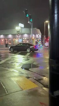 Lit Tree Spreads Cheer From Car Hitch
