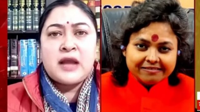 Cong spokesperson-Sadhvi Annapurna gets into furious debate