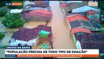 Coronel Jadson Almeida, assistente militar do Corpo de Bombeiros, diz que 16 mil pessoas estão desabrigadas e 400 mil pessoas foram impactadas pelas enchentes.
