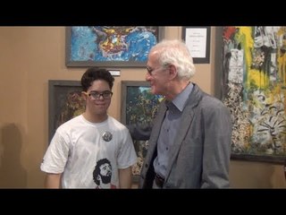 السباح محمد الحسيني يشارك في معرض لذوي القدرات بـ الفنون التطبيقية