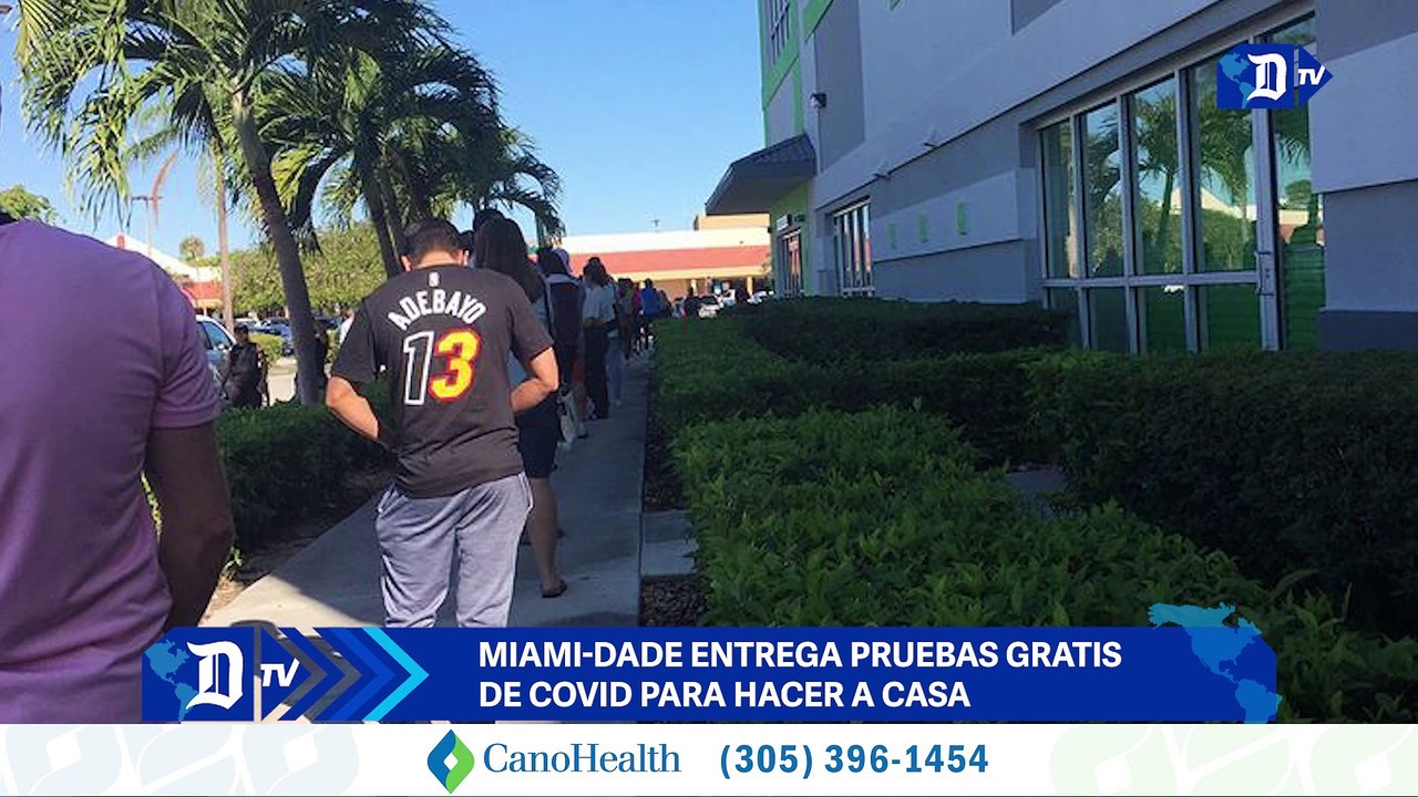 Miami-Dade entrega pruebas gratis de COVID para hacer a casa | El Diario en 90 segundos