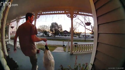 Garbage Bag Makes Long Distance Bucket