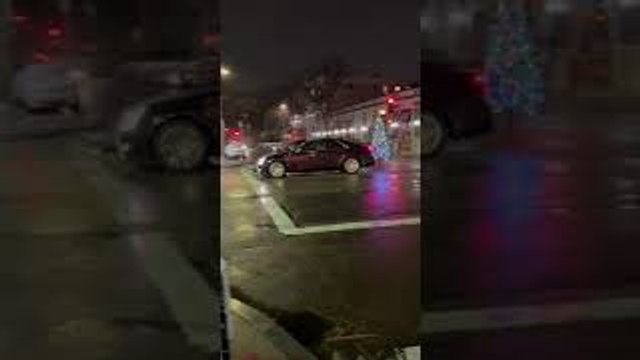 Lit Tree Spreads Cheer From Car Hitch