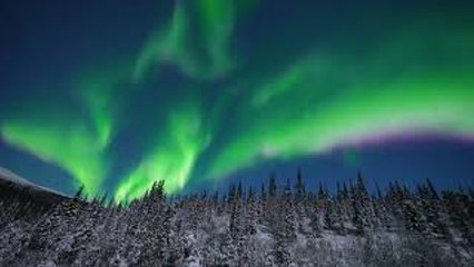 Stunning Full Moon Aurora Borealis