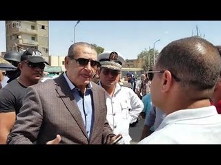 حملة بقيادة مدير الأمن لإزالة التعديات بميادين السويس