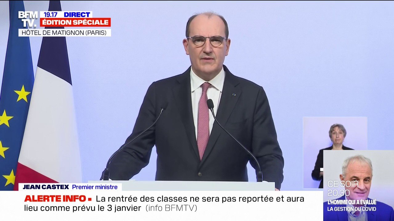 Jean Castex: "La tendance sur 7 jours glissants est aujourd'hui à plus de 70.000 cas, le taux d'incidence nationale est ainsi supérieur à 700, soit au plus haut depuis le début de la crise "