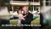 "Cuántos besos para papá": adorable video de Blu Jerusalema besando la nariz de Gianluca Vacchi