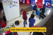 VES: asaltan tienda de celulares y se llevan mercadería valorizada en más de S/ 30 mil