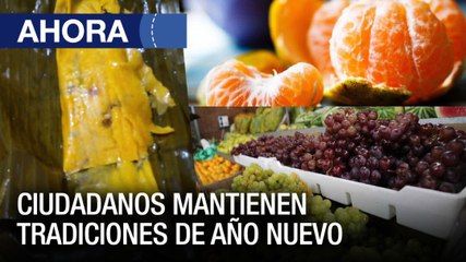 Ciudadanos mantienen tradiciones de Año Nuevo - #27Dic - Ahora
