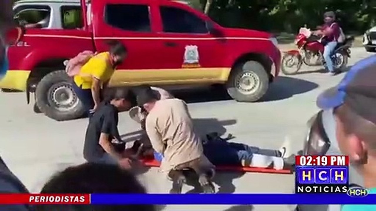 Motociclista termina herido tras accidentes en...