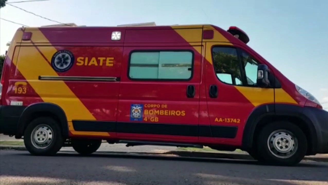 Motociclista de 22 anos de idade fica ferido em colisão de trânsito no Pioneiros Catarinenses