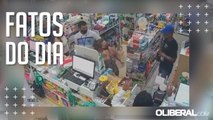 Comerciante reage a assalto e por pouco não foi baleado, em Santarém