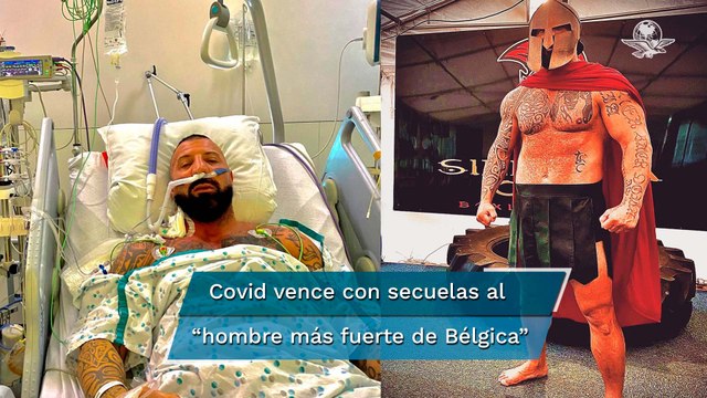 Frederic Sinistra: El hombre más fuerte de Bélgica muere de Covid; era antivacunas