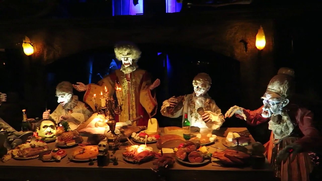 Ghost Castle (Geisterschloss) Haunted House (Europa Park - Rust, Germany) - 4k POV Dark Ride Experience