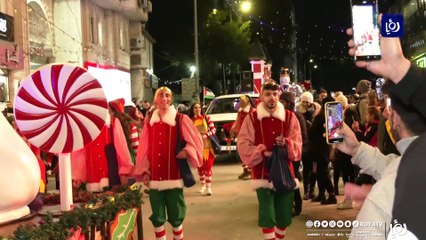 "قافلة الميلاد" تنشر الفرح والسلام في شوارع رام الله