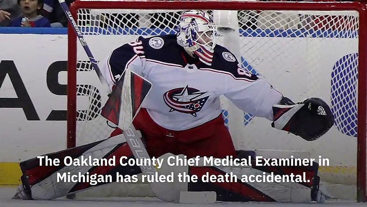 Matiss Kivlenieks NHL Goaltender for Columbus Blue Jackets  Dead at 24