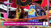 Supervisan juegos mecánicos de romería en la Cuauhtémoc tras accidente
