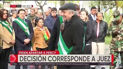 Alcaldía sobre la salud de Percy: Mientras no exista orden judicial debe declarar