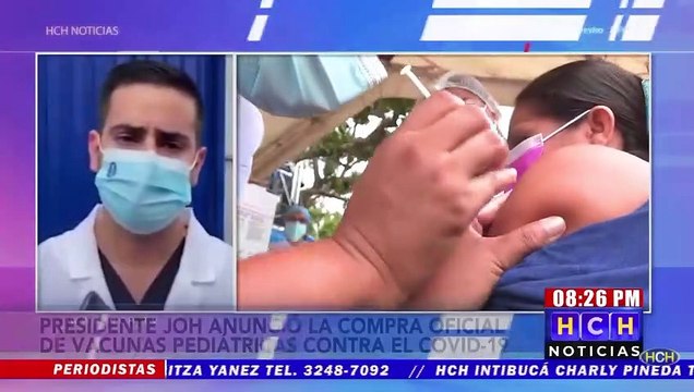 Gobierno anuncia la compra de dosis de vacunas contra covid19 para menores