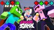 Monster School- Minecraft vs Friday Night Funkin Dad Battle - FNF Challenge - Minecraft Animation