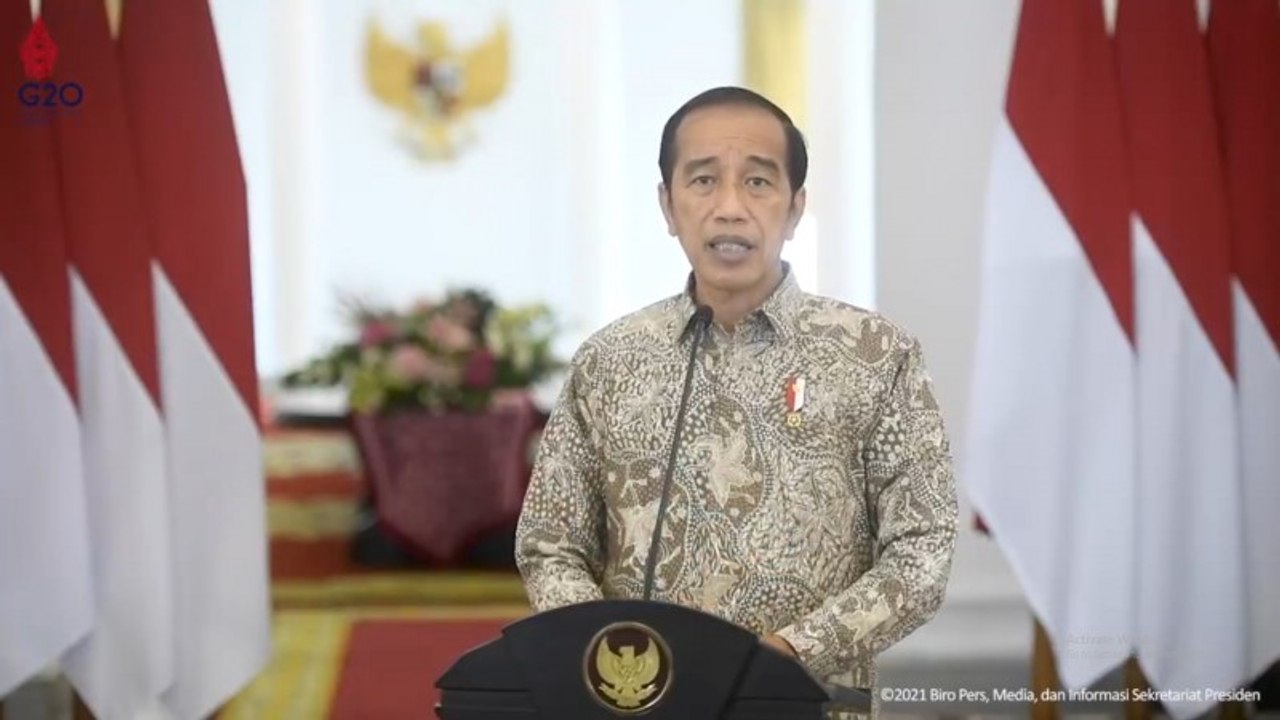 Sambut Tahun 2022, Jokowi Ajak Masyarakat Bangun Semangat Baru