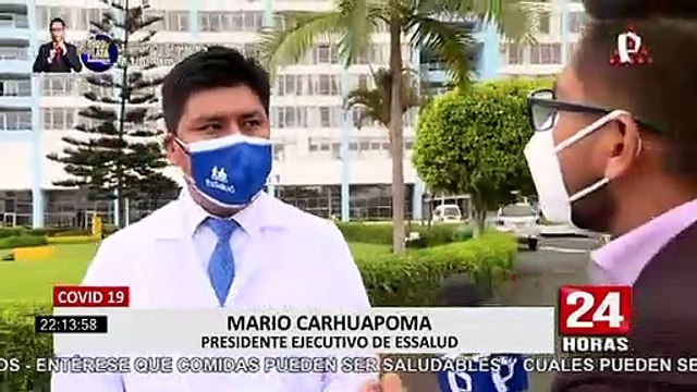 Covid-19 en Perú: Carhuapoma anunció que el 50 % de las camas UCI de EsSalud están ocupadas